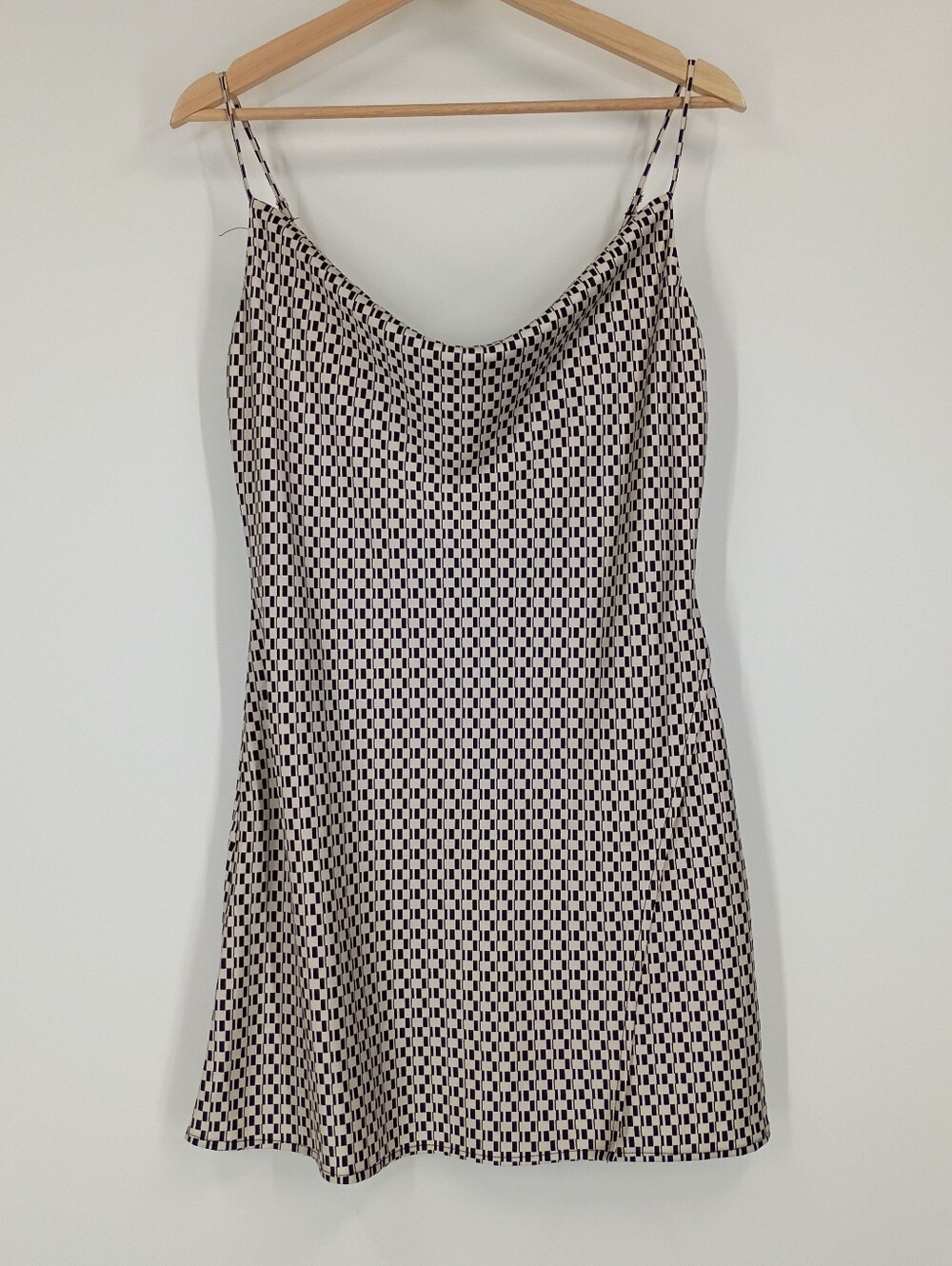Dynamite Cowl Neck Satin Slip Dress